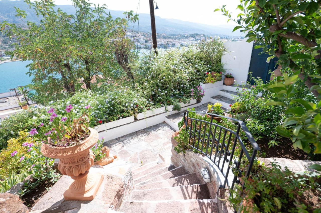 Traditional House Under The Clock Tower With Sweet View Poros Town Екстериор снимка