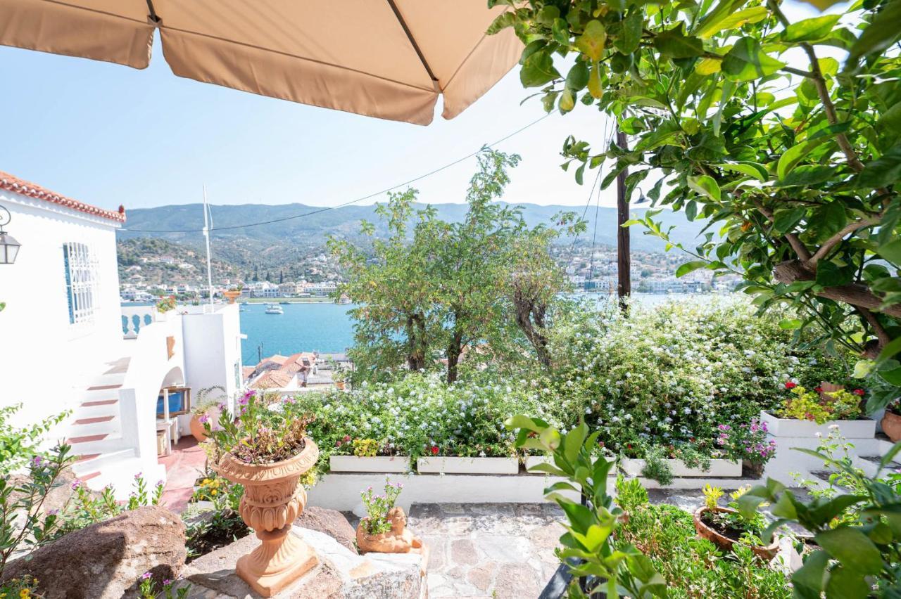 Traditional House Under The Clock Tower With Sweet View Poros Town Екстериор снимка