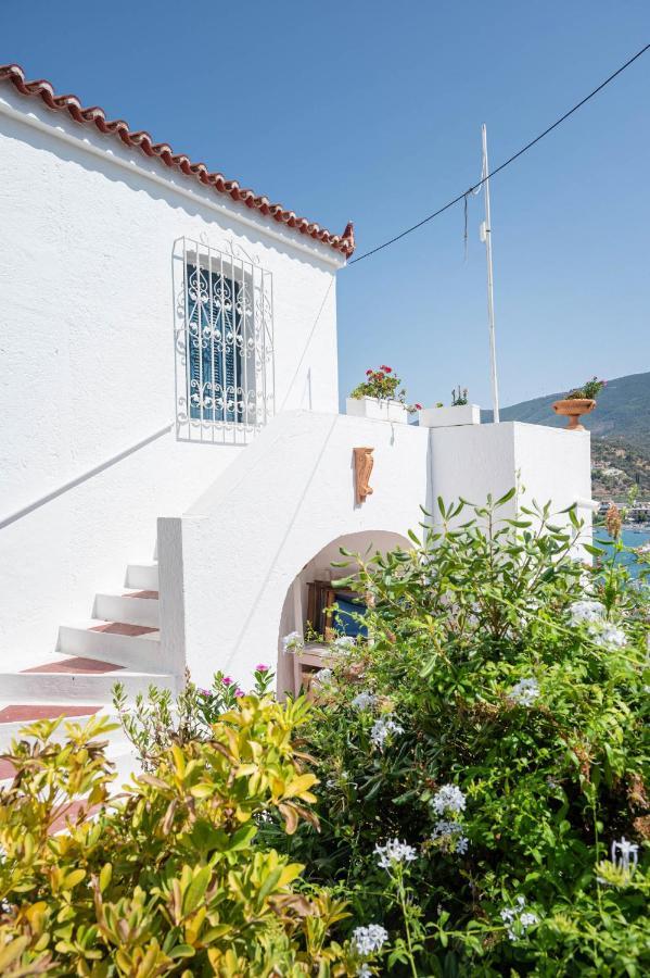 Traditional House Under The Clock Tower With Sweet View Poros Town Екстериор снимка