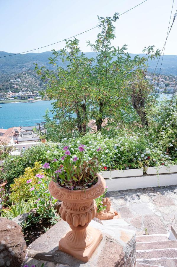 Traditional House Under The Clock Tower With Sweet View Poros Town Екстериор снимка
